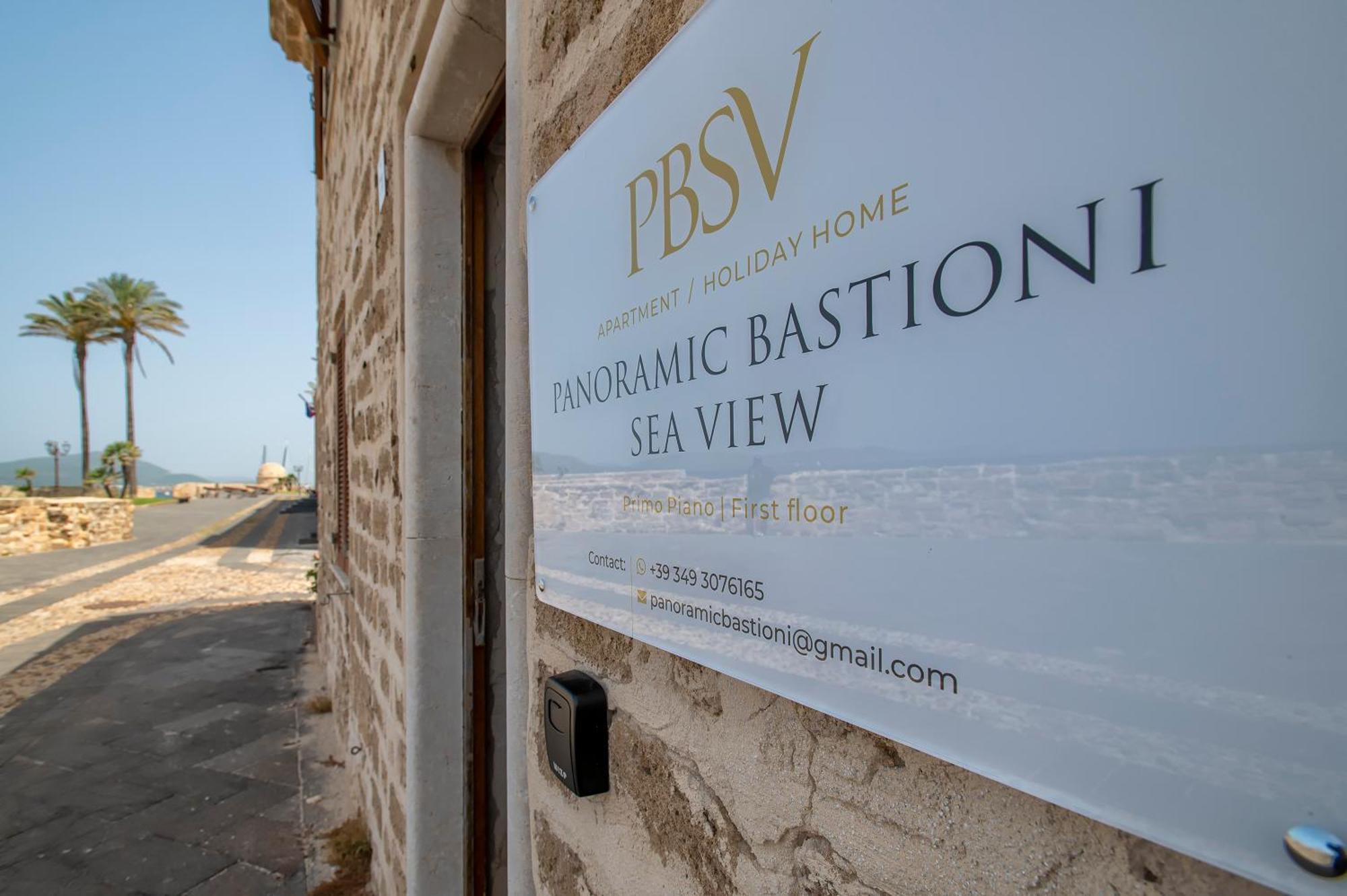 Апартаменти Panoramic Bastioni Sea View Альгеро Екстер'єр фото